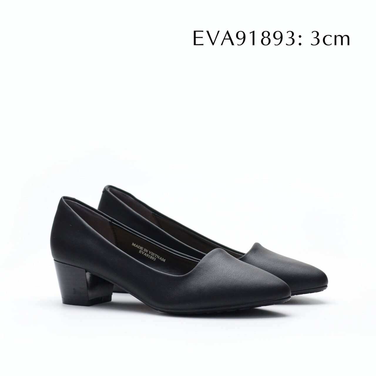 Giày công sở EVA91893 đế vuông da mềm đi cực êm mới